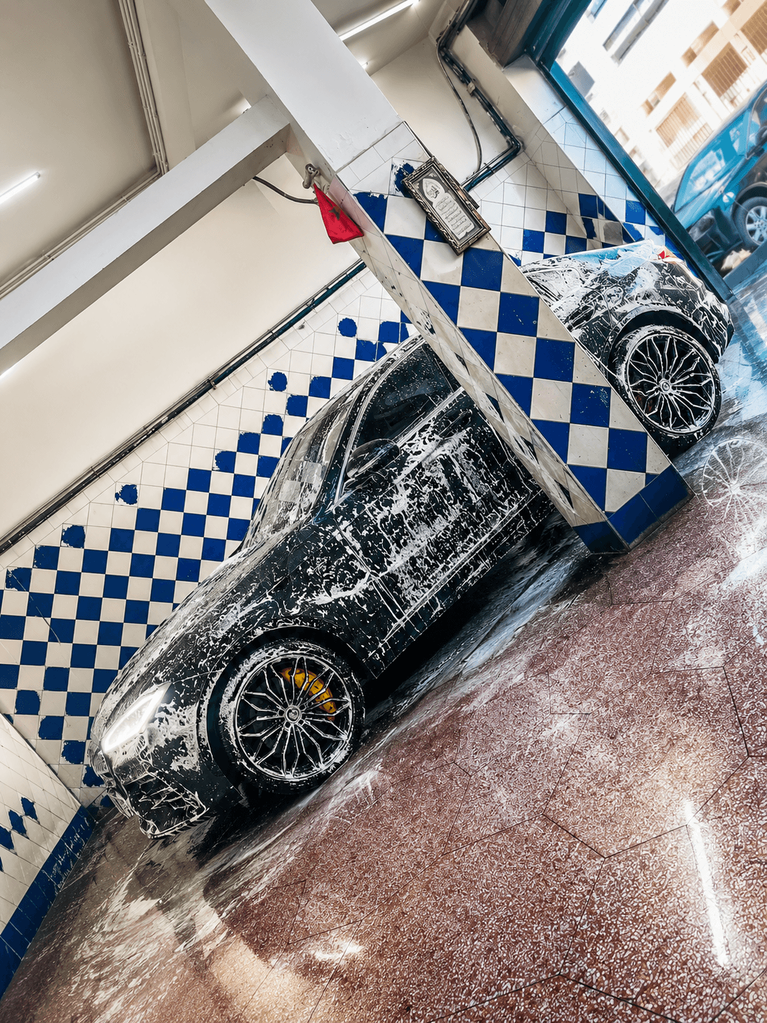 Ouvrir l’image : Lavage mousse carrosserie